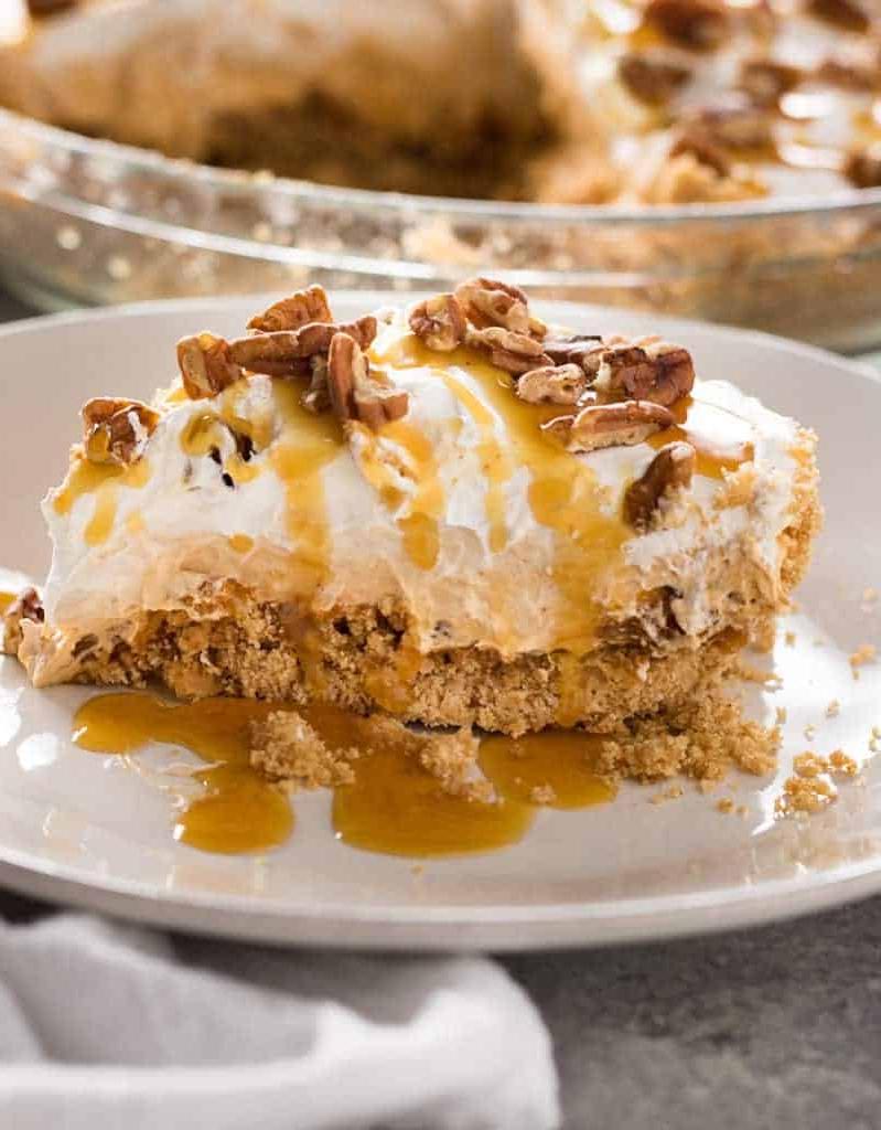 Crostata al Butterscotch fatta con budino