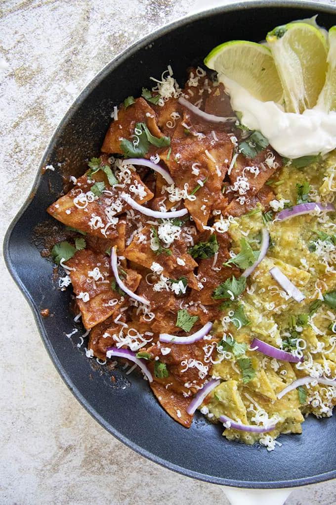 chilaquiles rojos