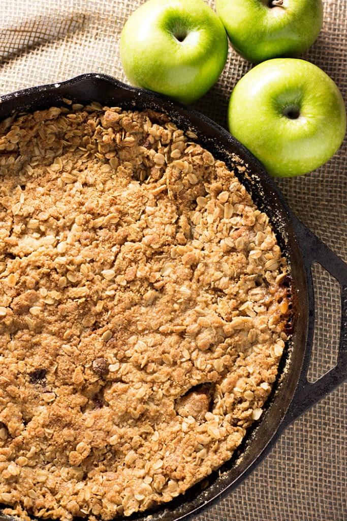 crostata di mele e caramello