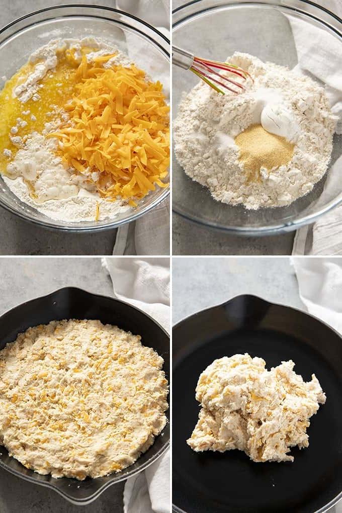 come fare il pane al formaggio e aglio in padella