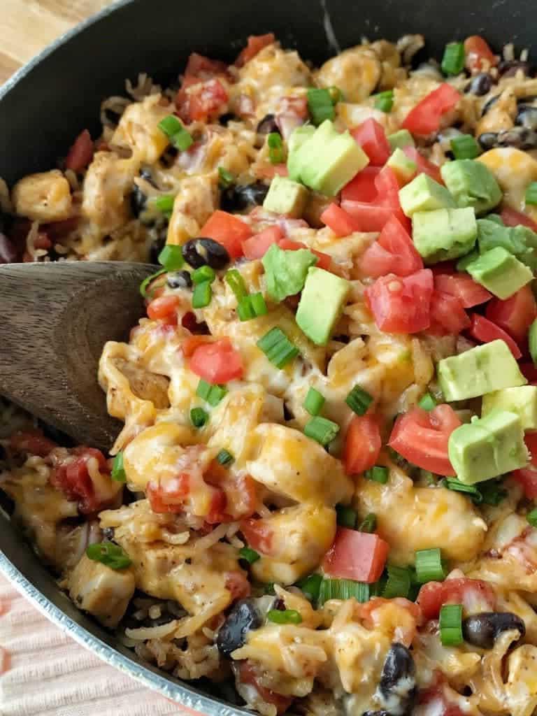 Padella di burrito di pollo