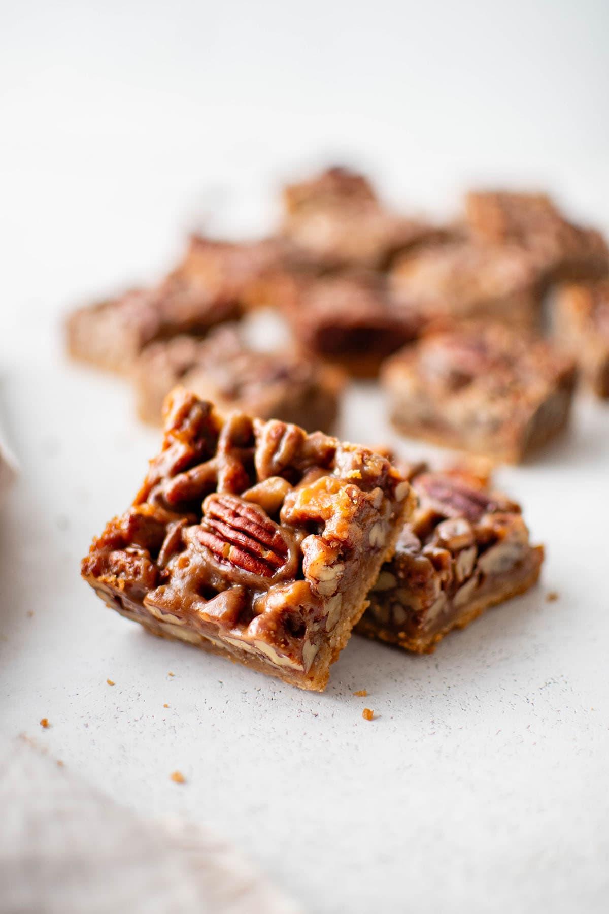Barrette di Torta Pecan 4 foto di barrette stile torta di noci pecan