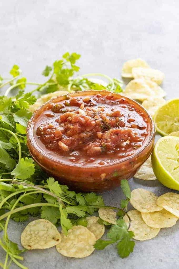 salsa in a bowl