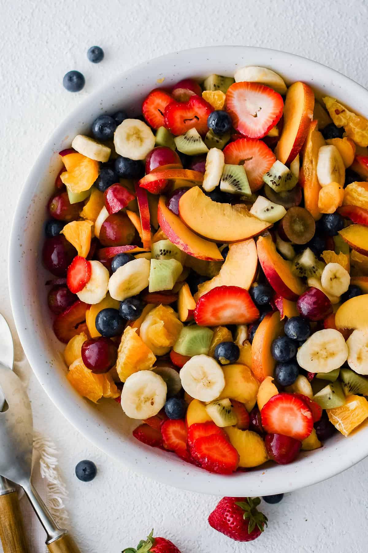 photo of fruit salad in a bowl