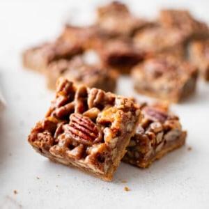 Barrette di Torta Pecan 5 barrette di torta di noci pecan
