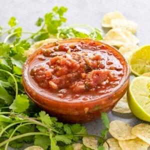 salsa in a bowl