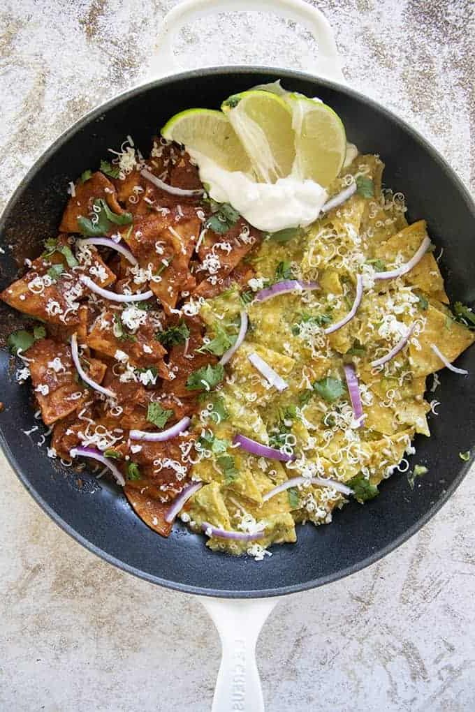 pan of chilaquiles