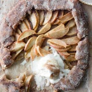 galette di mele