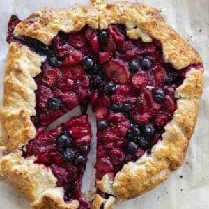 Galette di frutta fresca