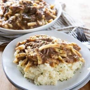 Manzo e tagliatelle all'Instant Pot