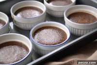 Velvet Chocolate Pots de Crème with Espresso Cloud