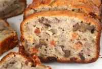Easy, Super Moist Banana Walnut Bread