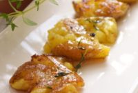 Fork-Smashed Lemon Potatoes