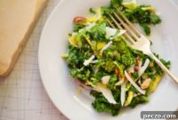 Vibrant Kale and Brussels Sprout Slaw