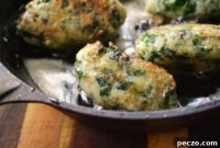 Golden Gnudi with Caramelized Spinach and Brown Butter Drizzle