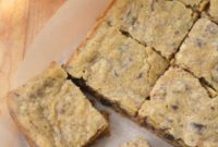 Bourbon Pecan Chocolate Chunk Blondies