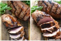 Bourbon Molasses Glazed Pork Tenderloin