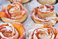 Puff Pastry Apple Roses