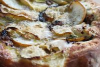 Gourmet Pear Brie and Caramelized Onion Pizza