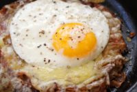 Golden Rösti with Salami, Cheese, and Sunny Eggs