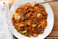 Spice-Kissed Brussels Sprouts with Bacon and Paneer