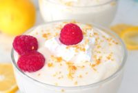 Zesty Lemon Mousse with Cream Cheese