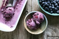 Blueberry Brown Sugar Bourbon Ice Cream