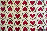 Heart Shaped Cranberry Almond Linzers