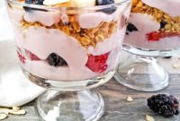 Berry, Banana, and Yogurt Trifle