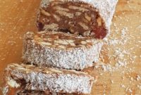 Italian Chocolate Salami: No-Bake Delight