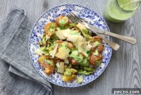 Fiery Cilantro-Garlic Sauce with Charred Cabbage and Crispy Potatoes