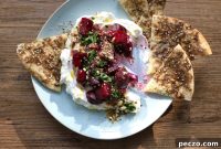 Vibrant Roasted Beets with Tangy Feta and Dukkah Crunch