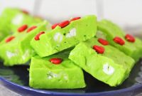 Grinchy No-Bake Holiday Fudge