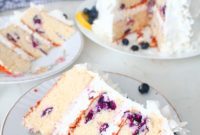 Effortless Blueberry Lemon Cake with Lemon Mascarpone Frosting
