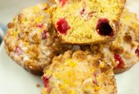 Bright and Zesty Cranberry Orange Muffins