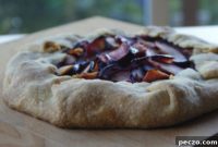 Golden Cornmeal Plum Crostata