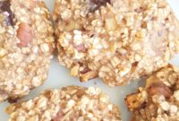 Chewy Banana Chocolate Oatmeal Cookies