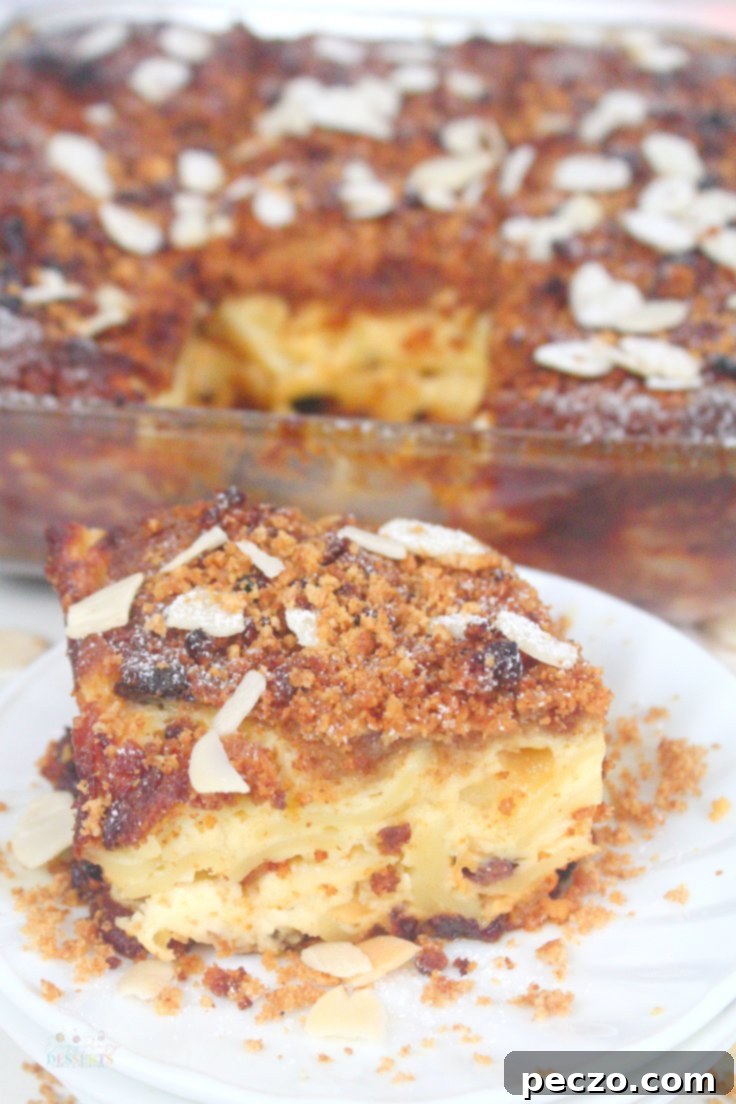 Sweet noodle kugel recipe
