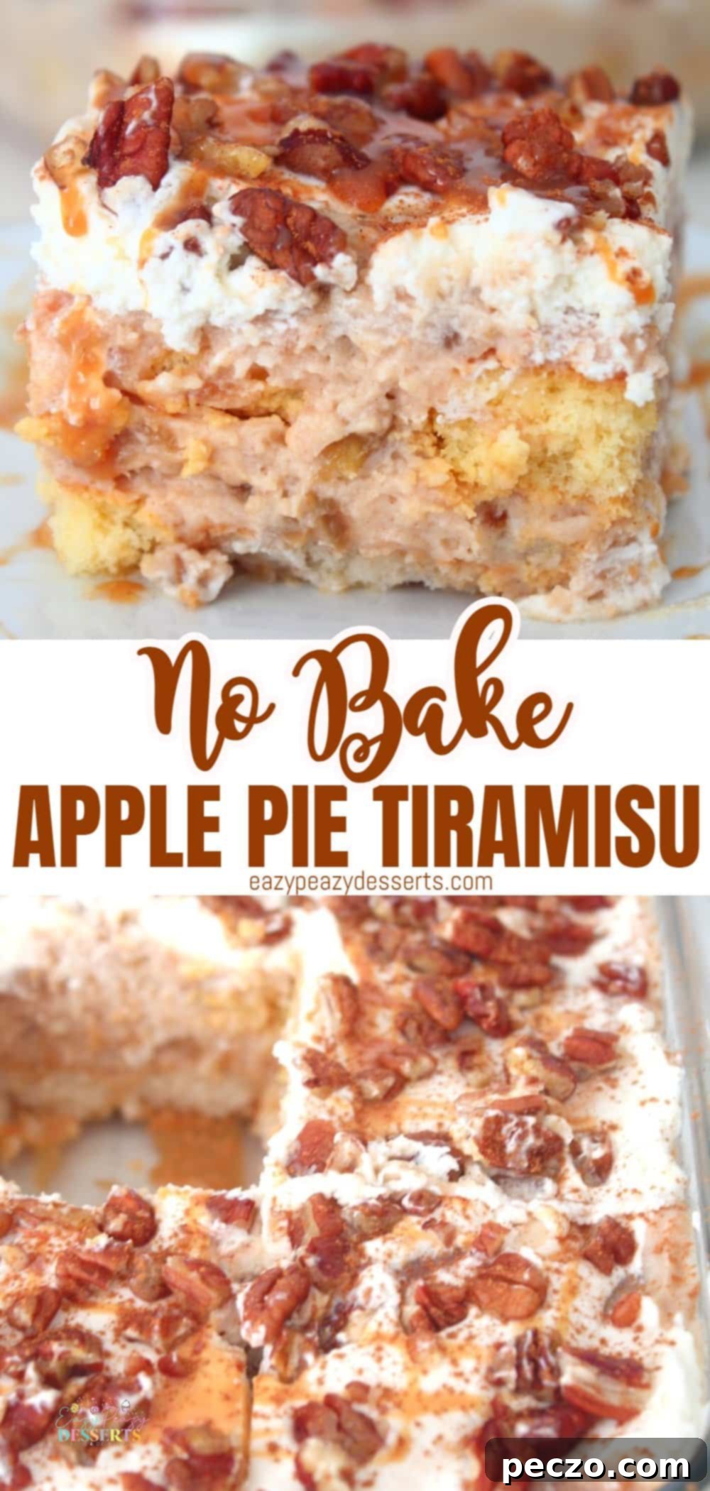 No bake apple tiramisu