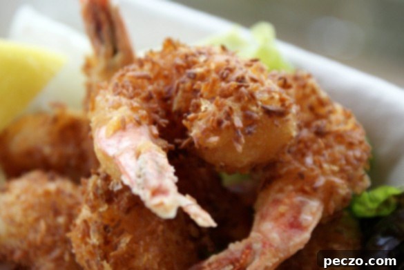 Golden-fried Coconut Shrimp and Crispy Fries from Big Daddy's Fish Fry in Tofino