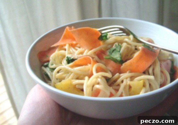 Peanut Noodles, a delicious and quick Asian-inspired meal perfect for busy weeknights.