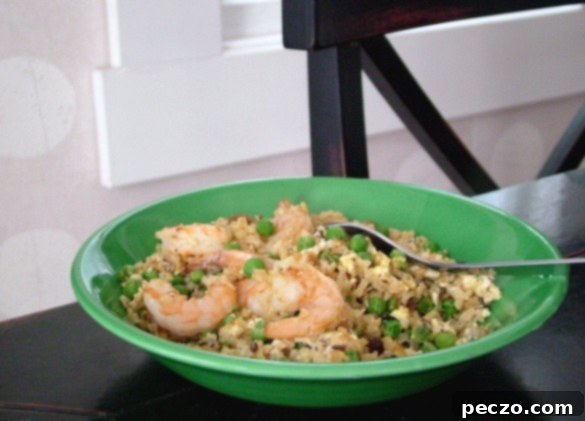 Flavorful Curried Shrimp Fried Rice