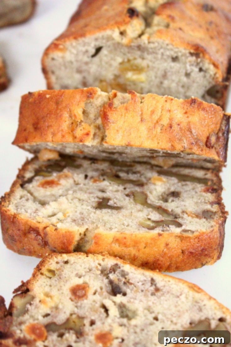 Banana walnut bread