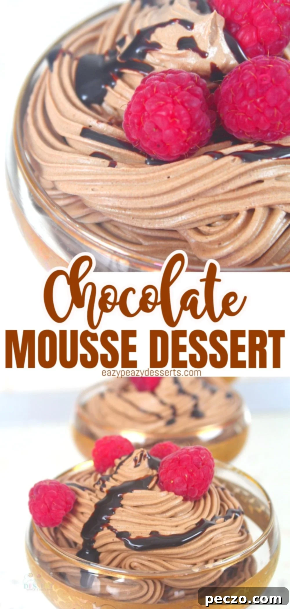 Chocolate mousse dessert