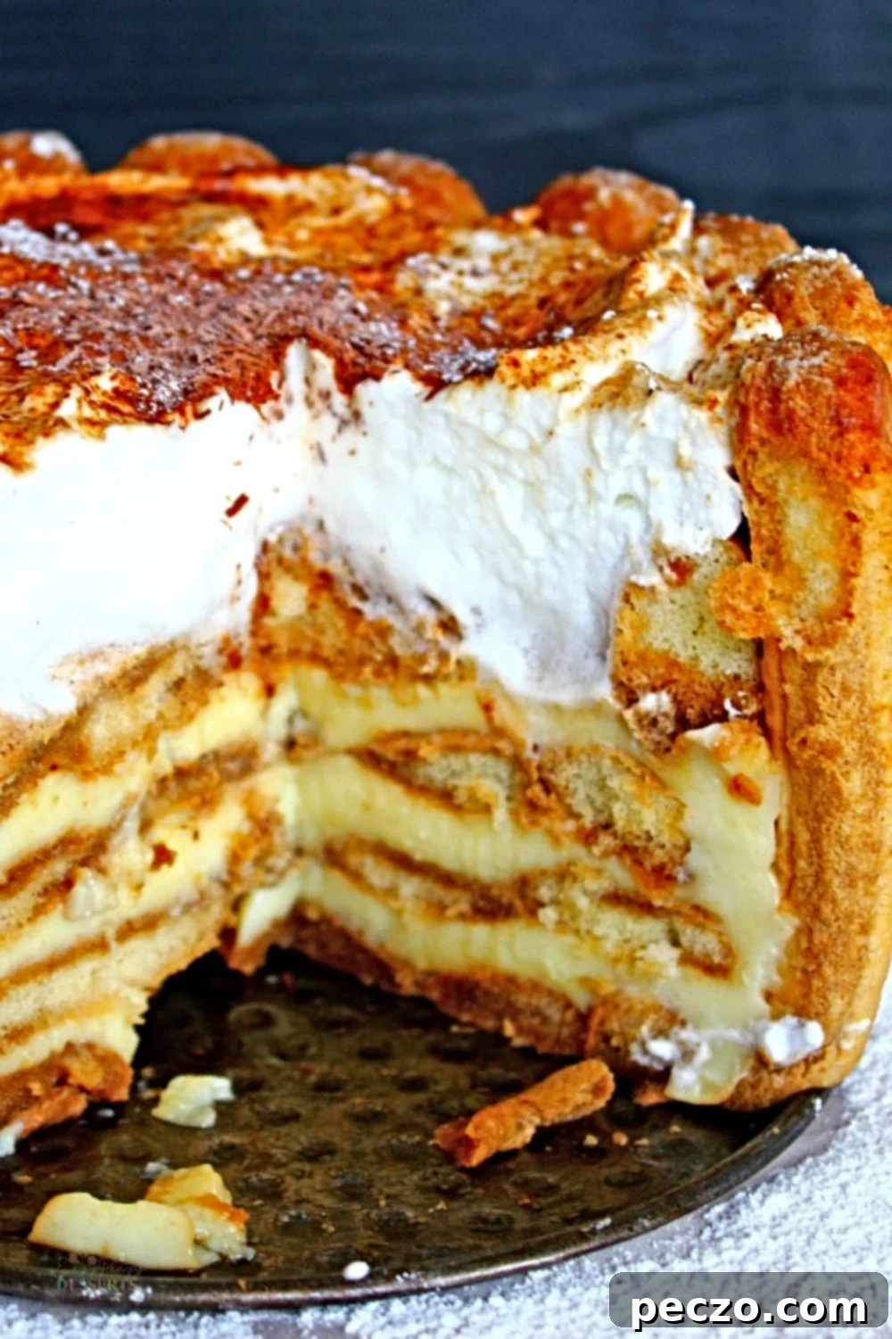Whipped cream frosting