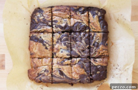peanut butter brownies 2