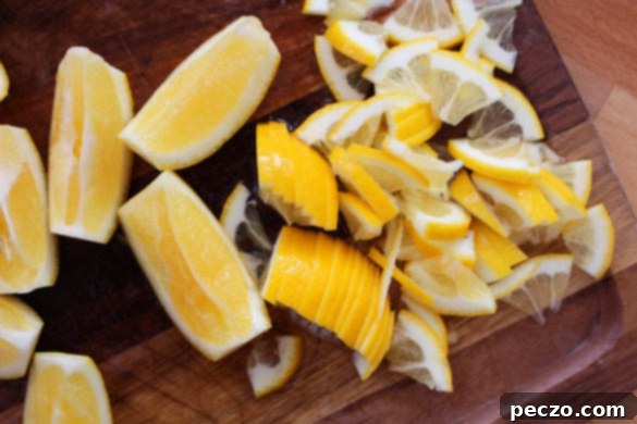 sliced meyer lemons 3