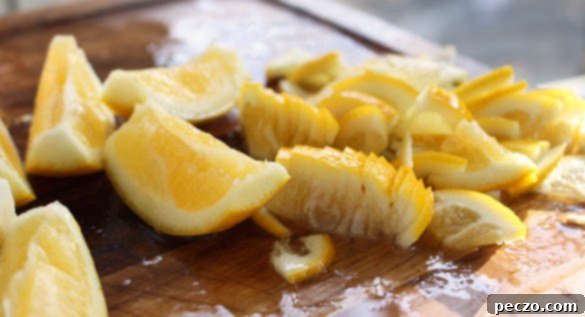 sliced meyer lemons 4