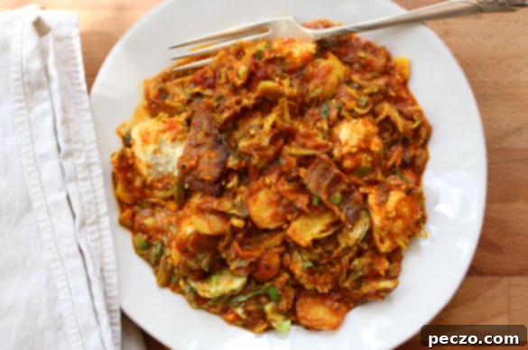 Brussels sprouts and paneer 1