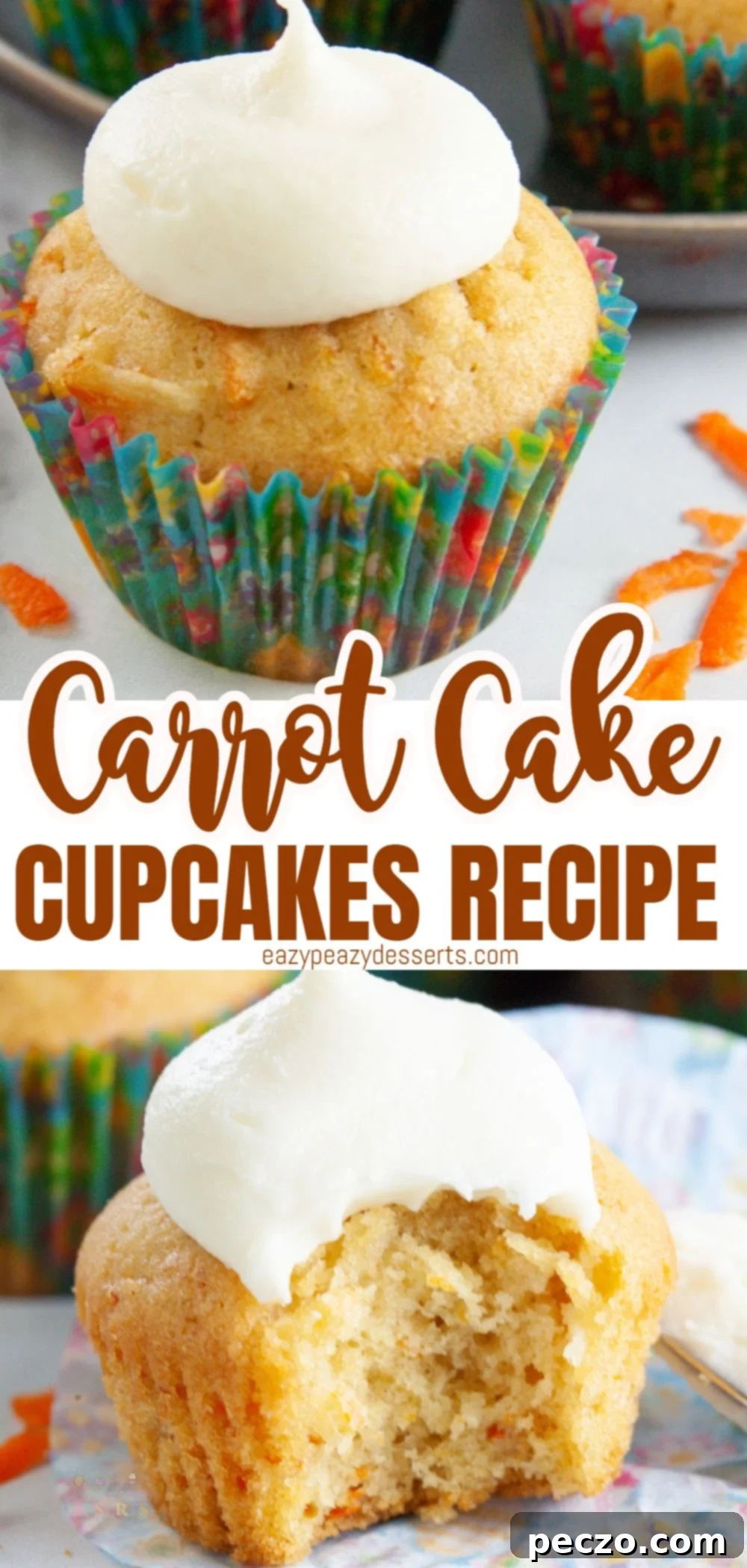 Carrot cake cupcakes